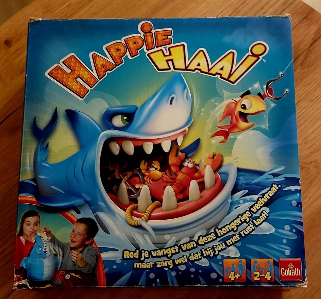 Spannend Happie Haai spel van Goliath, Hobby en Vrije tijd, Ophalen, Gebruikt