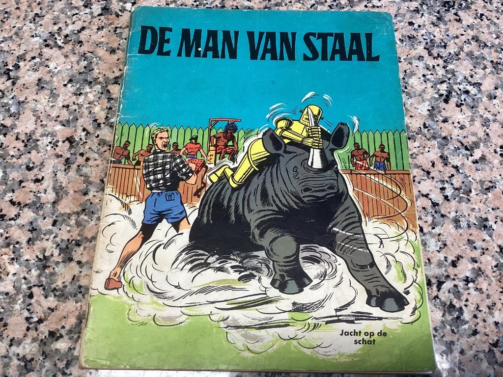 De man van staal. Jacht op de schat. ARCHIE, Boeken, Stripverhalen, Eén stripboek, Ophalen of Verzenden, Gelezen