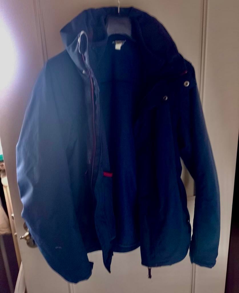 3- in -1 jacket marine blauw van decathlon, Kleding | Heren, Ophalen of Verzenden, Decathlon, Gedragen, Maat 48/50 (M)
