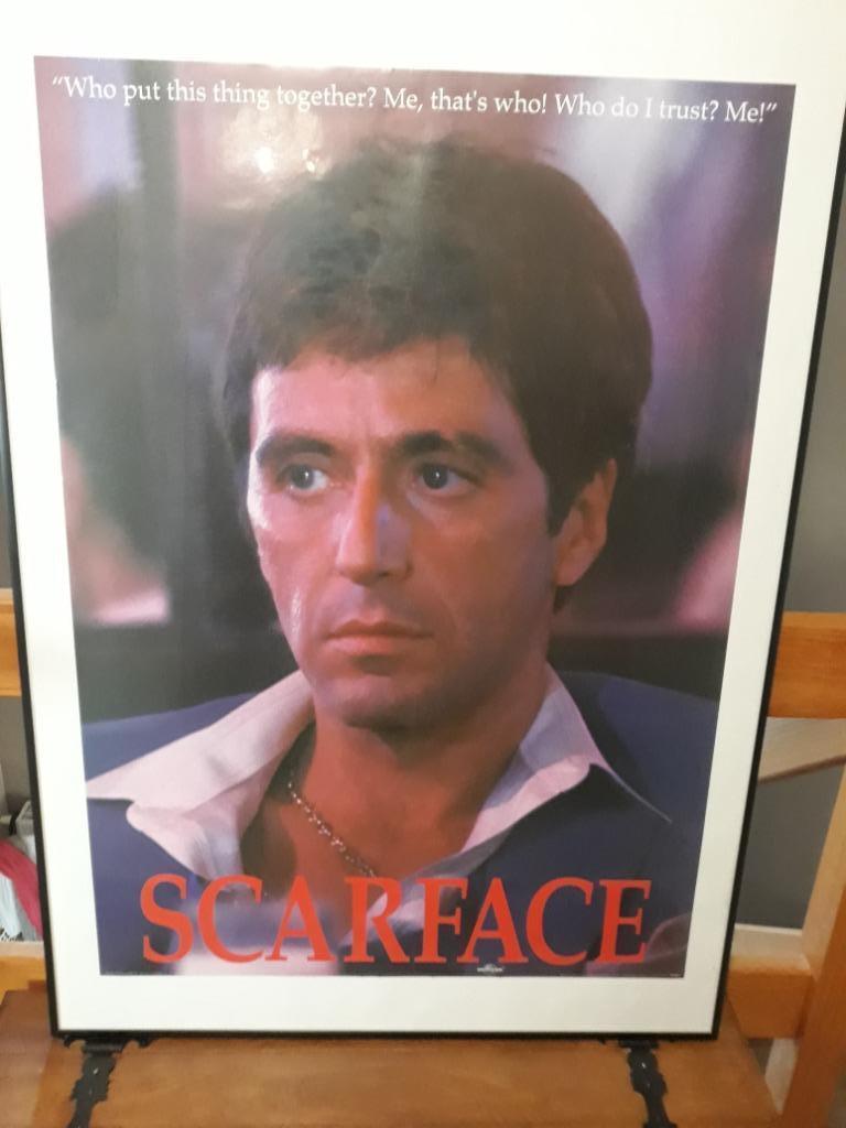 Affiche SCARFACE 101X71, Enlèvement, Comme neuf, Synthétique
