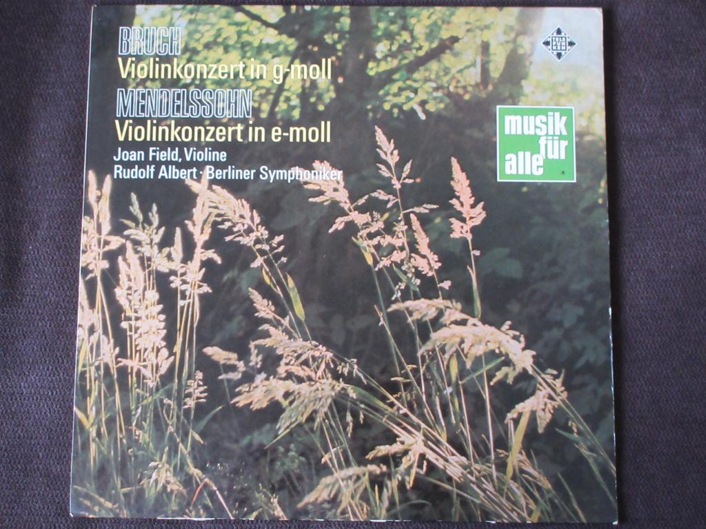 Max Bruch - Felix Mendelssohn - LP - concert viool en orkest, Enlèvement ou Envoi