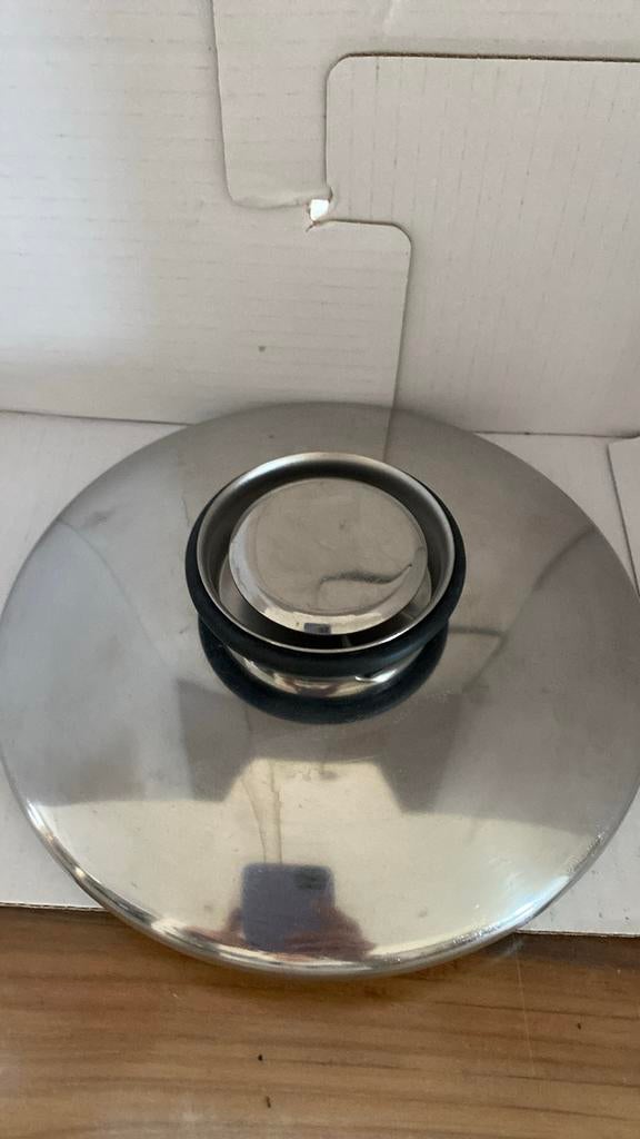 Demeyere los deksel te koop vr pot of steelpan 19 cm(nr20ok), Ophalen, Gebruikt