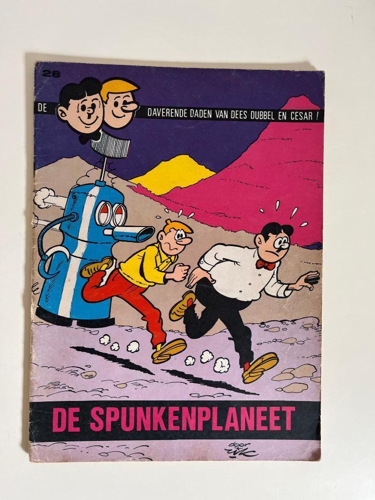Dees Dubbel 28 - De Spunkenplaneet - 1e druk - 1972, Boeken, Verzenden, Rik Clément