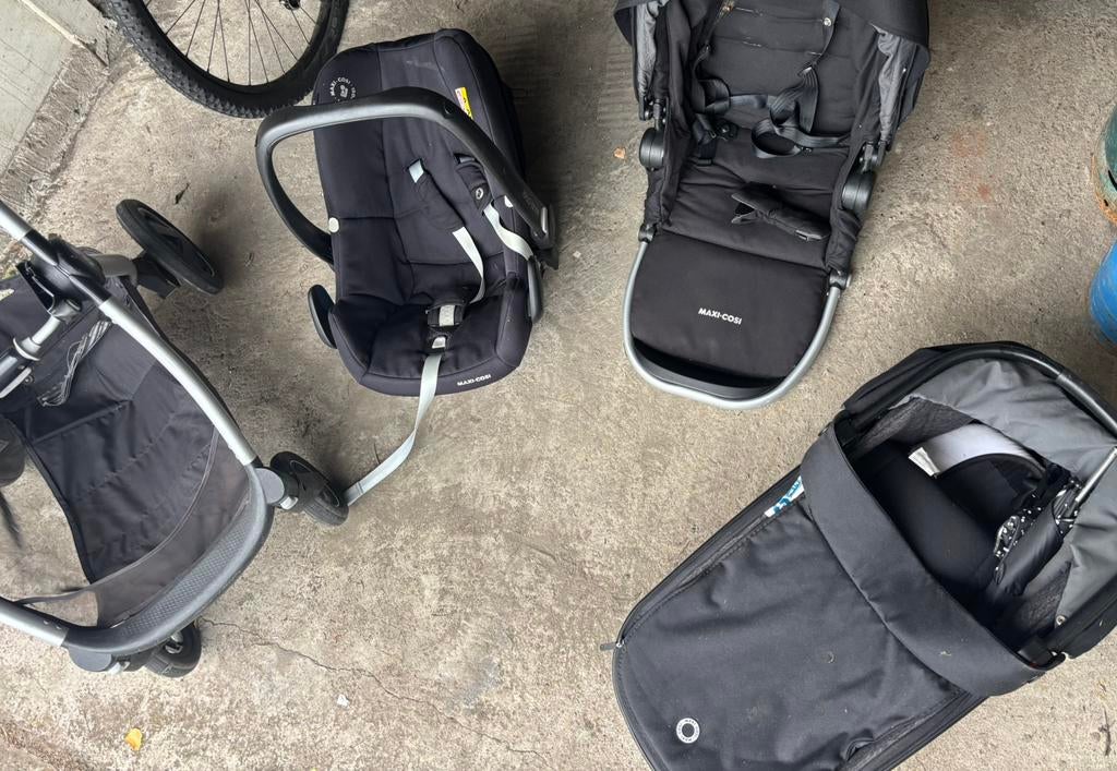 Set van 3 kinderwagen maxi cosi, Ophalen, Gebruikt, Kinderwagen