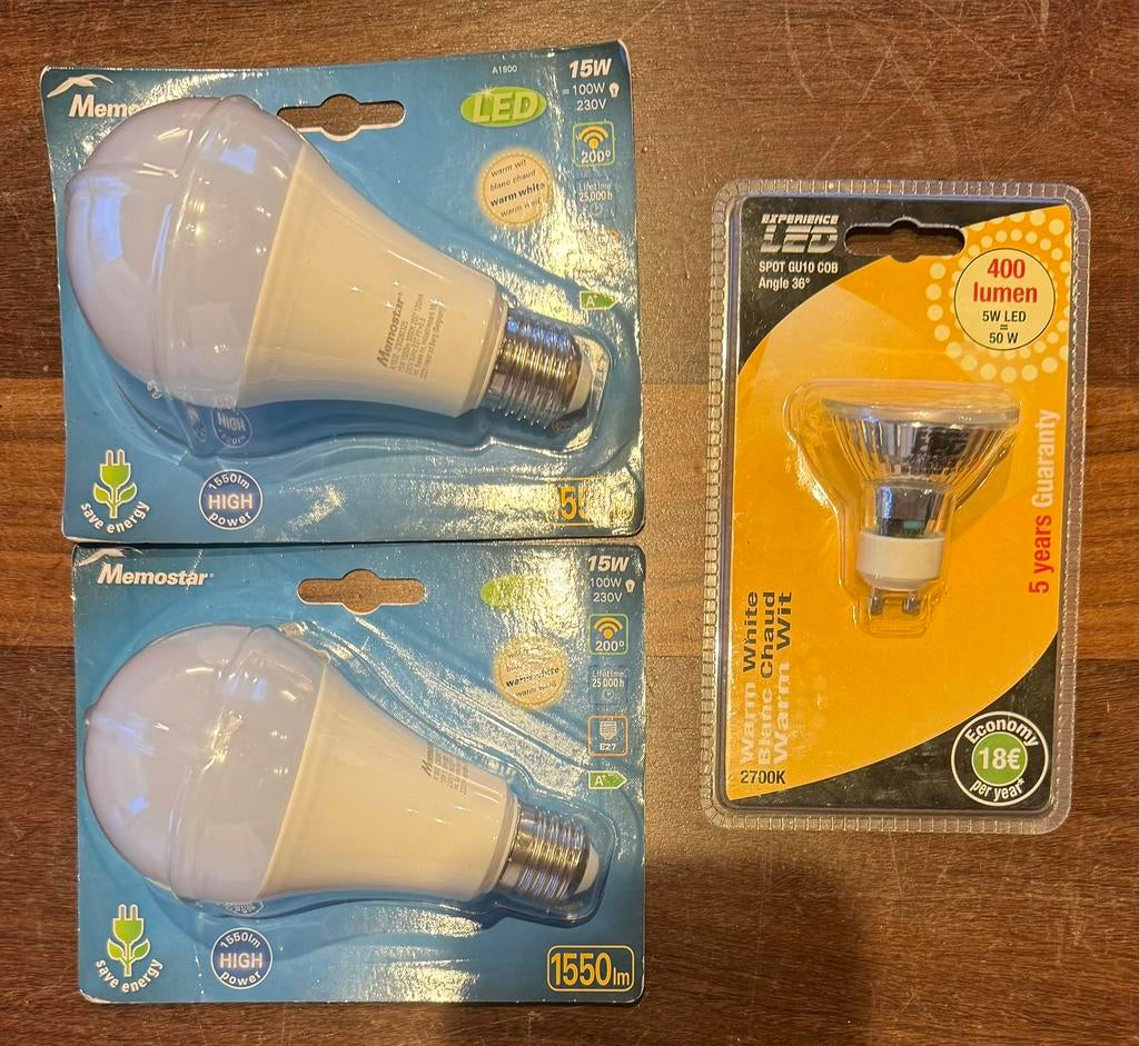 Lot ampoules A DONNER, Maison & Meubles, Lampes | Lampes en vrac, Enlèvement ou Envoi, Neuf