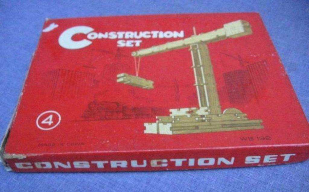 Construction set hout, Ophalen of Verzenden, Gebruikt