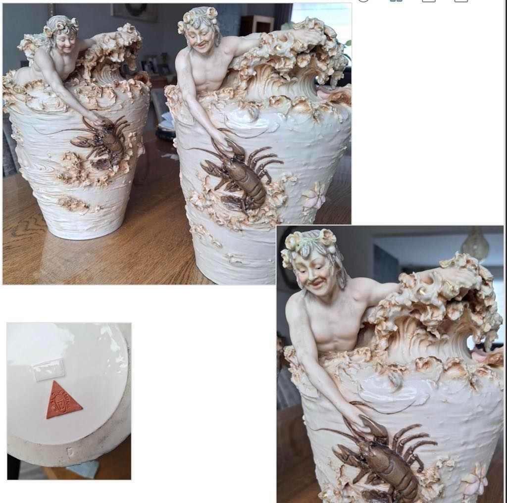 2 vazen, Ophalen