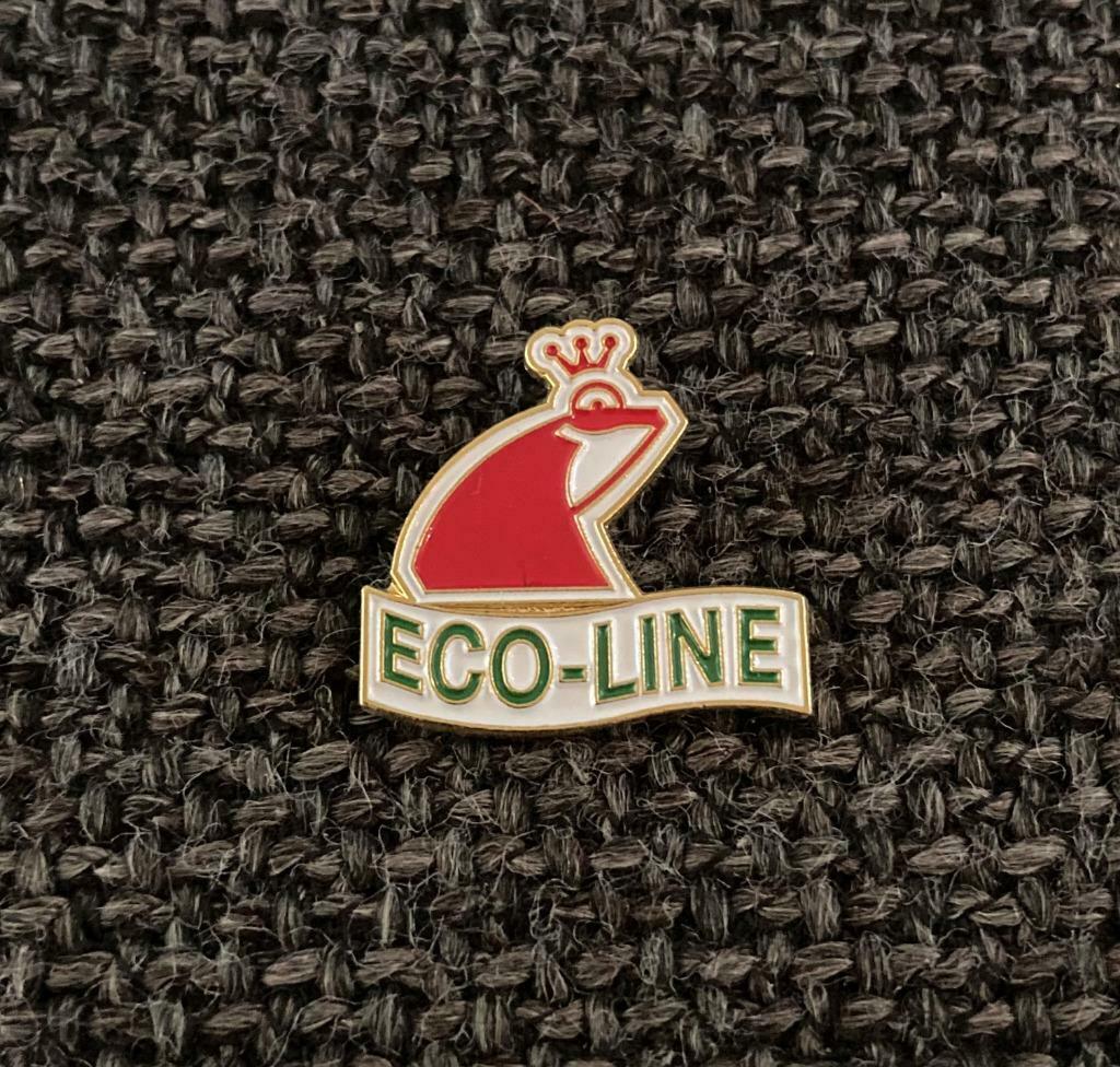 PIN - ECO-LINE - FROG - GRENOUILLE - KIKKER, Envoi, Utilisé, Autres sujets/thèmes, Insigne ou Pin's