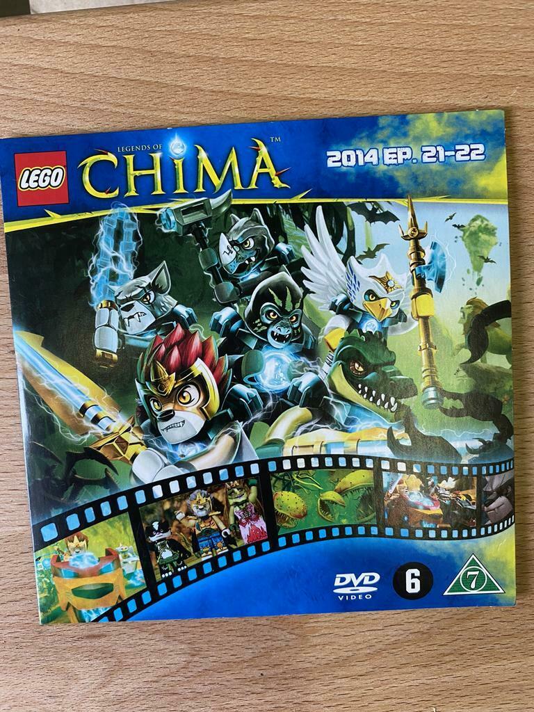 2 DVD Lego: 1x Chima + 1x Ninjago, Ophalen of Verzenden, Nieuw, Lego