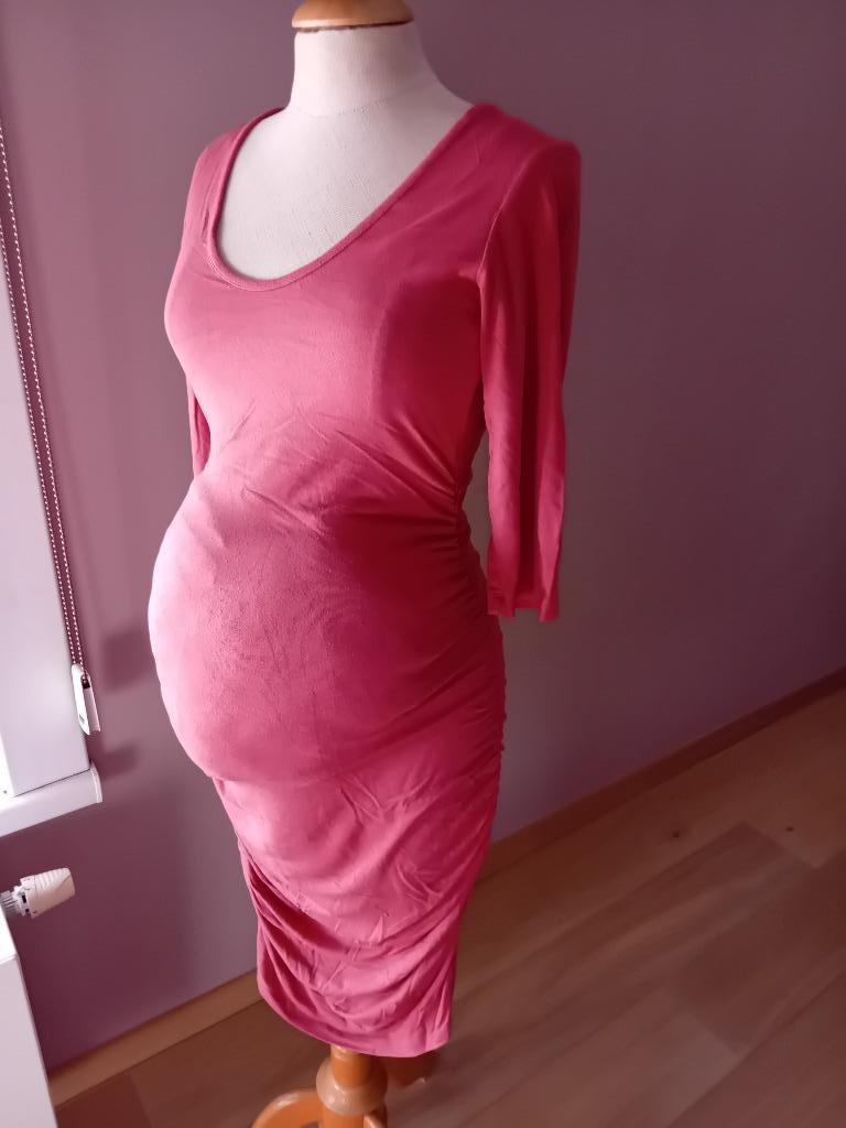 Zwangerschapsjurk Ripe koraal, maat S, Kleding | Dames, Zwangerschapskleding, Overige kleuren, Jurk, Ophalen of Verzenden, Zo goed als nieuw