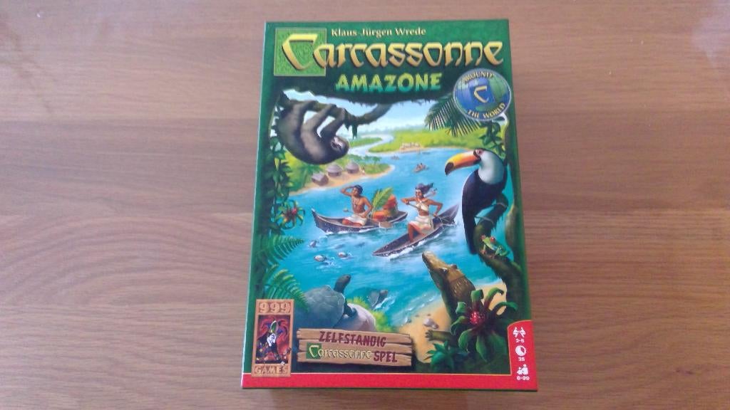 carcassonne amazone zelfstandig spel, Vijf spelers of meer, Ophalen of Verzenden, Zo goed als nieuw, 999 Games