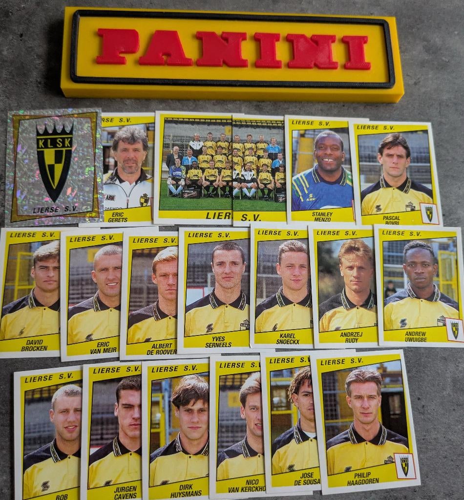 PANINI FOOTBALL 97 19 STICKERS 1997 SK LIERSE  VOETBAL, Verzenden, Nieuw