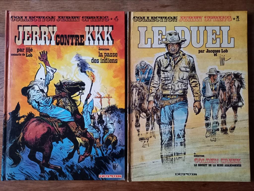 Jerry Spring 4 tomes en grands formats (complet), Enlèvement, Utilisé