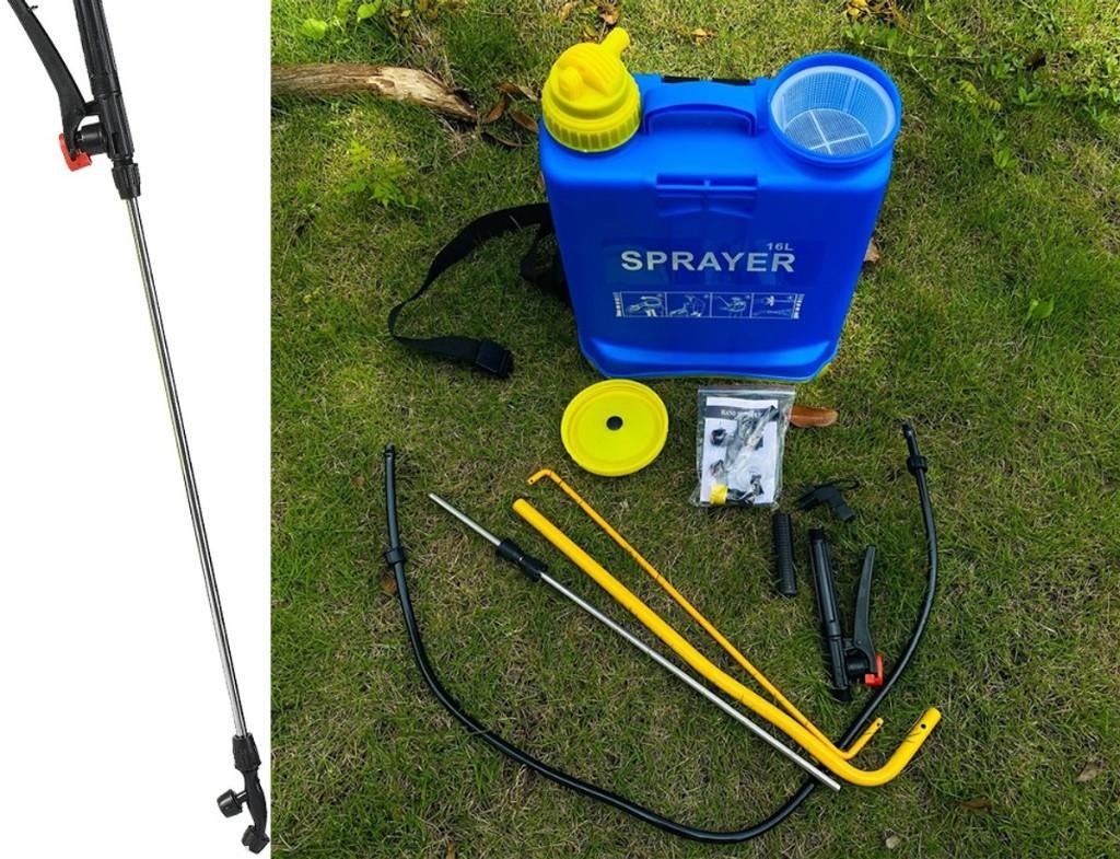 Handmatige Druksproeier met Lans en Accessoires 16L, Tuin en Terras, Ophalen, Nieuw