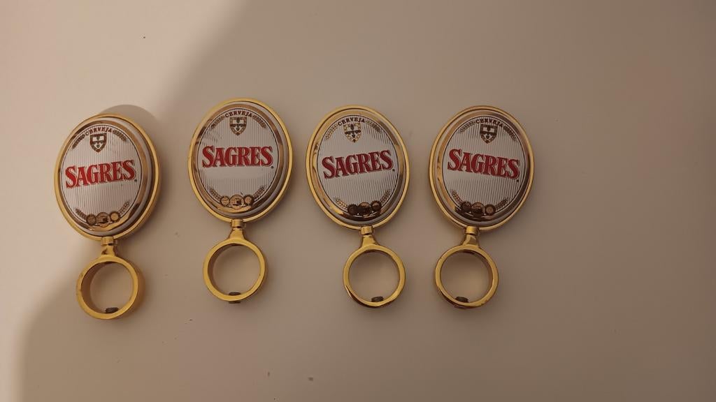 Sagres biertap reclame, Verzamelen, Ophalen of Verzenden, Gebruikt, Overige typen, Overige merken