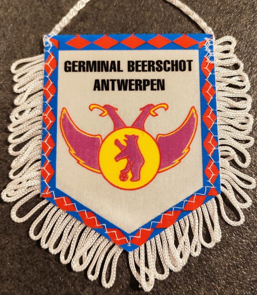1990s Germinal Beerschot Antwerpen fanion wimpel vaantje, Ophalen of Verzenden