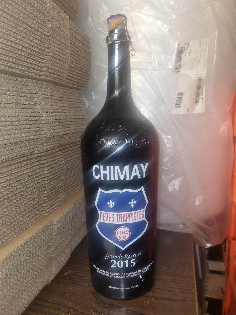 Chimay - Grand Reserve - Trappsite - 3 litres (2015), Enlèvement ou Envoi, Comme neuf