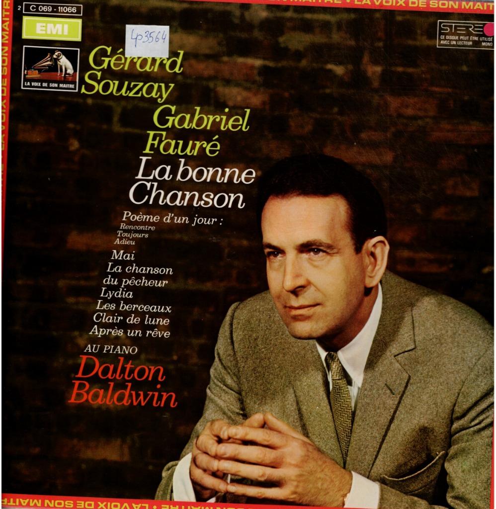 Vinyl, LP   /   Gabriel Fauré – Gérard Souzay et Dalton Bald, Ophalen of Verzenden, Overige formaten