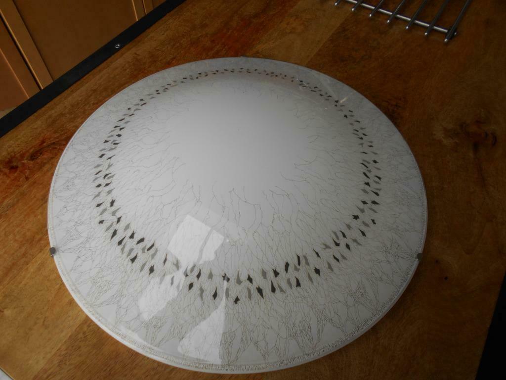 LUMINAIRE ...plafonnier rond  50cm avec circlyne, Enlèvement, Comme neuf