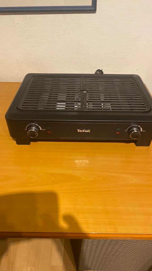 Grill van Tefal, Elektronische apparatuur, Grillplaten, Ophalen, Zo goed als nieuw, Tafelgrill