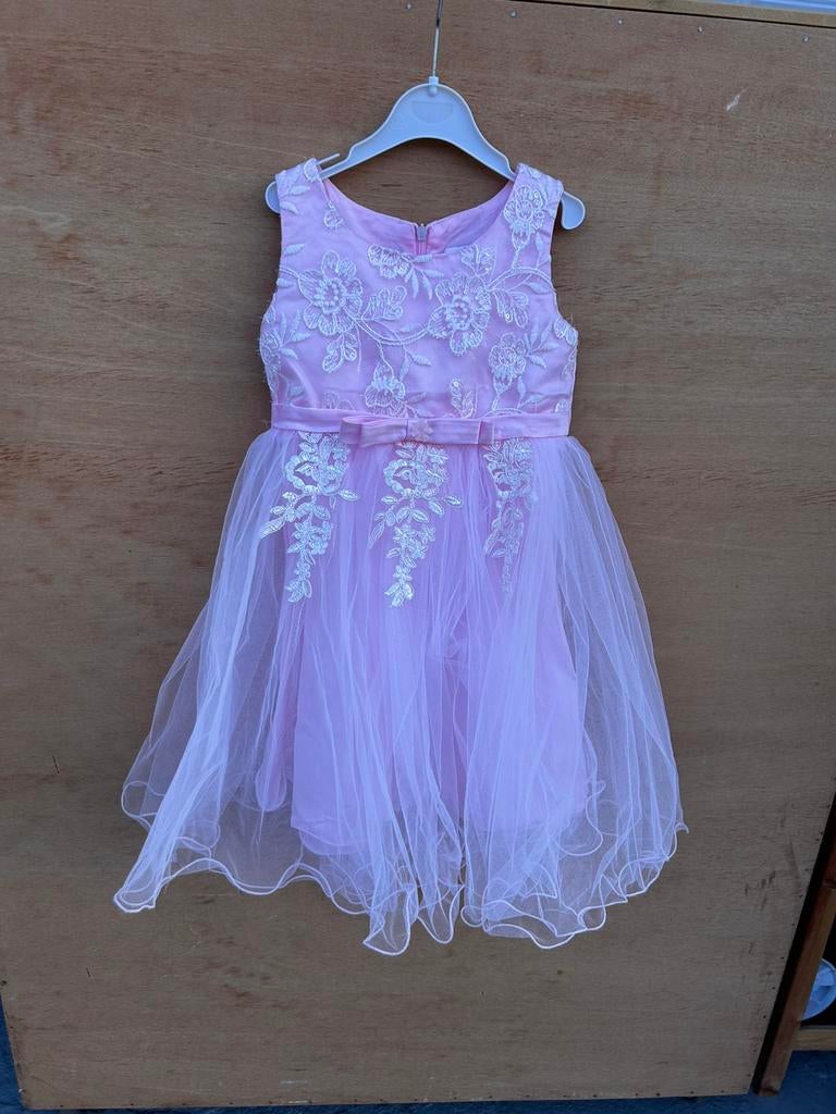Roze prinsessenjurk 4 jaar, Ophalen of Verzenden, Gebruikt, 104 of kleiner, Meisje