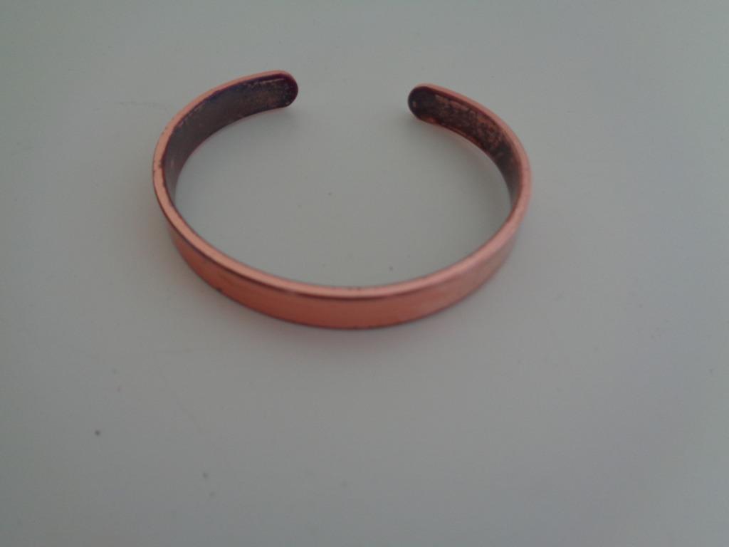 Bracelet cuivre occasion pour dame, Bijoux, Sacs & Beauté, Enlèvement ou Envoi, Utilisé, Autres couleurs, Autres matériaux