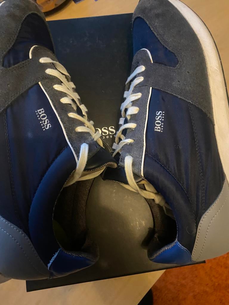 Heren sneakers schoenen hugo boss, Envoi, Comme neuf, Bleu, Baskets