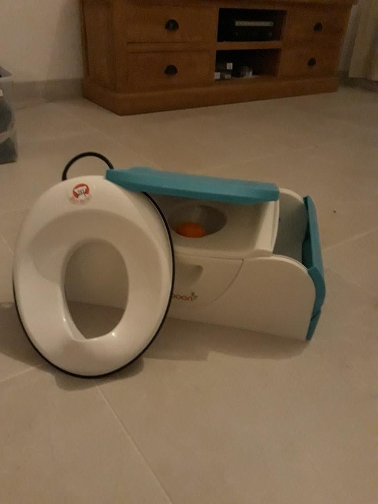 toiletpotje en wc bril verhoger, Enlèvement, Comme neuf