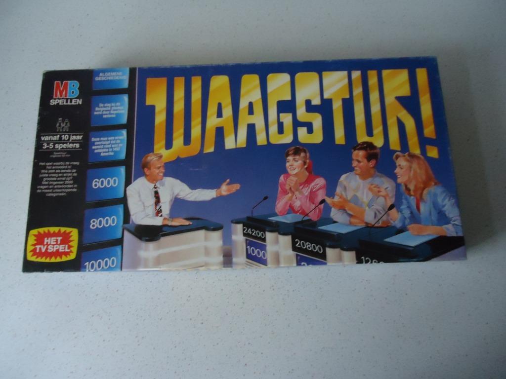 Vintage "Waagstuk" van MB  in goede staat !, Een of twee spelers, Ophalen of Verzenden, Gebruikt, MB spelen