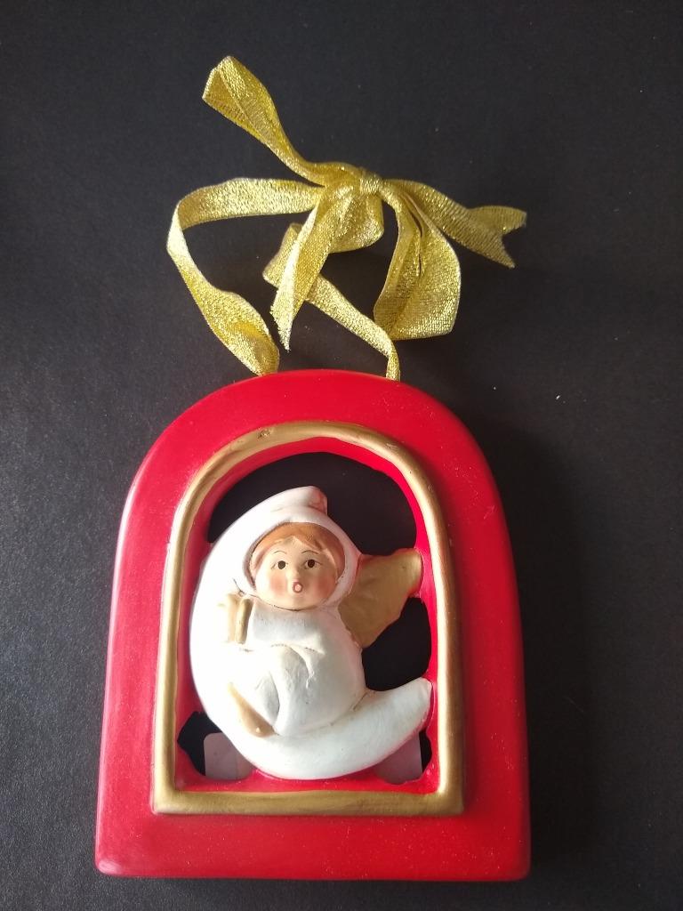 kerstdecoratie hangertje engel (keramiek), Ophalen, Zo goed als nieuw