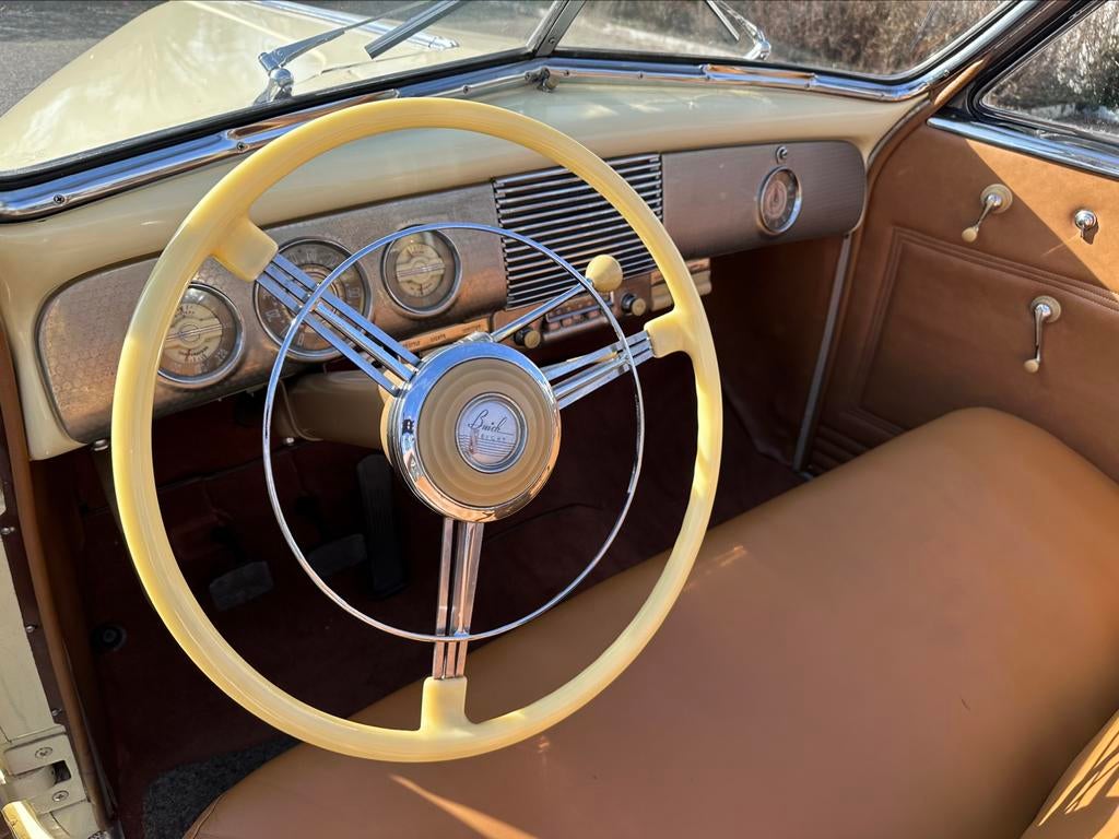 Buick super eight cabrio - 4 deurs - 1940 - mooie staat !, foto 11