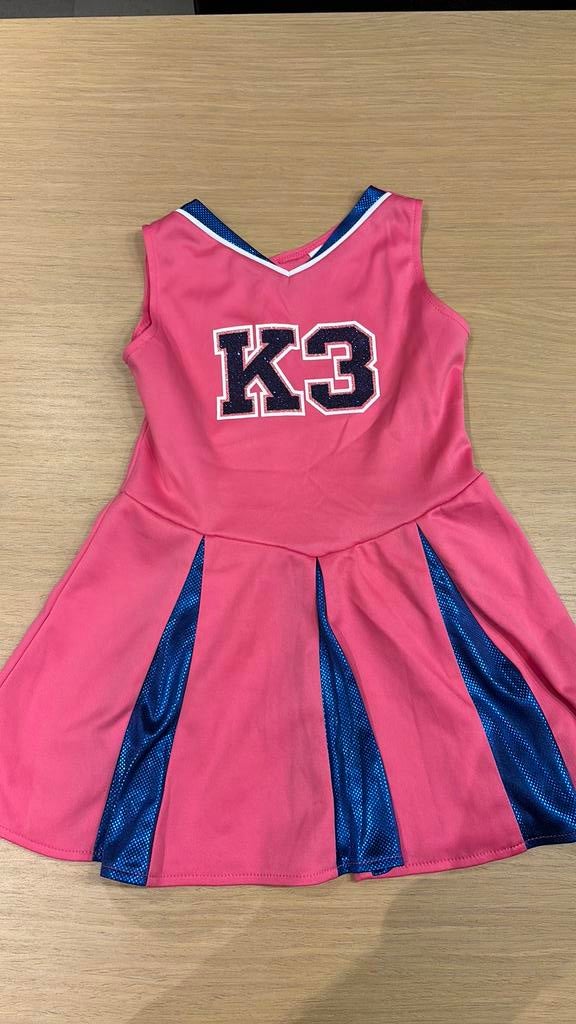 K3 kleedje, Kinderen en Baby's, Carnavalskleding en Verkleedspullen, Ophalen of Verzenden, Gebruikt, 110 t/m 116, Meisje