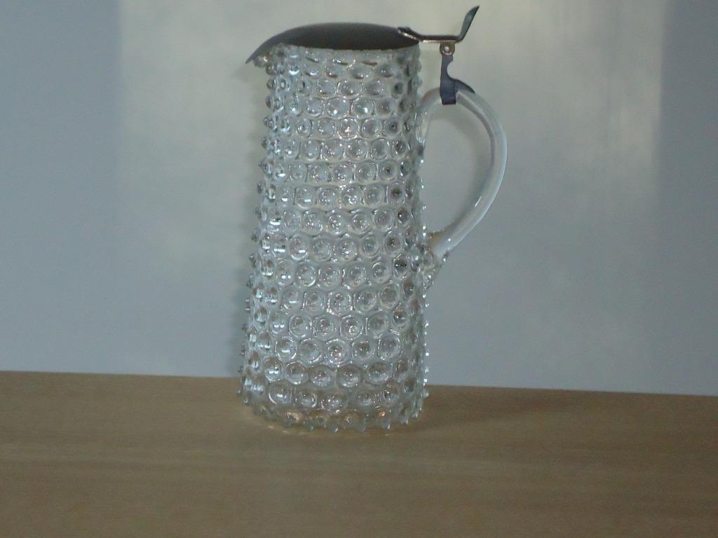 ancien pichet cruche XIXième, Liège Verrerie artisanale, Enlèvement ou Envoi