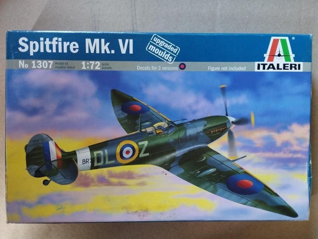 Italeri Spitfire Mk. VI 1/72, mod. 1307, Hobby & Loisirs créatifs, Modélisme | Avions & Hélicoptères, Neuf, Italeri, Enlèvement