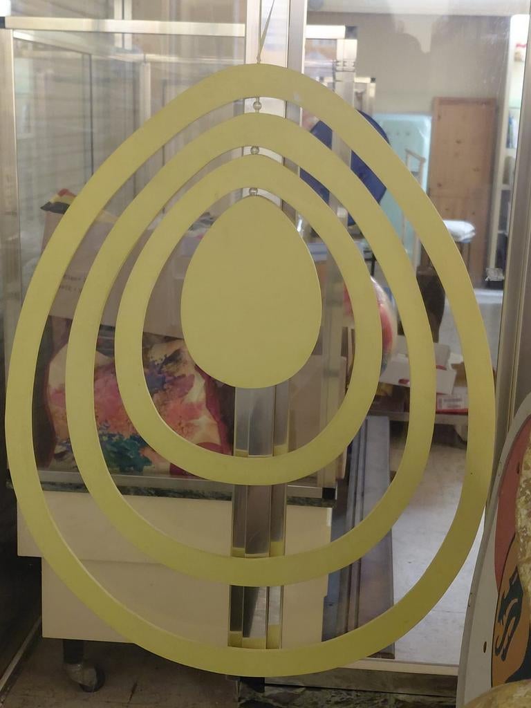Décoration de boutique suspendue en forme d'œufs de Pâques, Enlèvement
