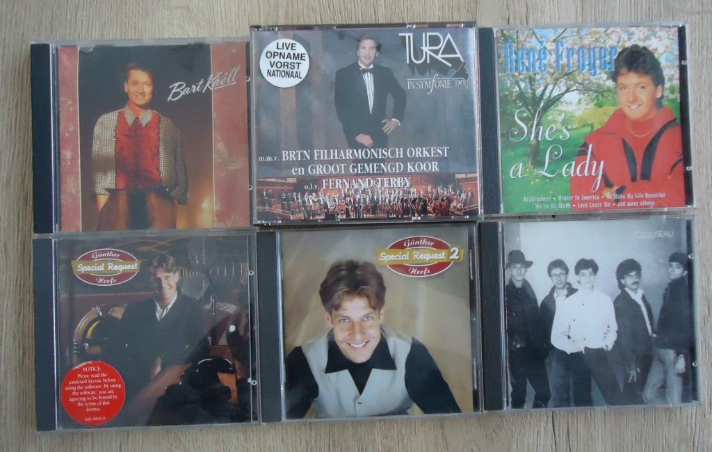 Lot 3 met 6 CD's "Gunther Neefs, Will Tura, Bart Kaél,, Cd's en Dvd's, Ophalen of Verzenden, Zo goed als nieuw, Overige genres