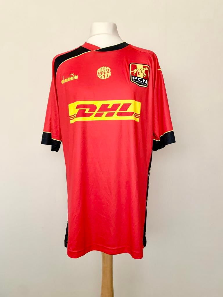 Nordsjaelland Football Club 2018-2019 Home Diadora FC shirt, Groter dan maat XL, Ophalen of Verzenden, Gebruikt, Shirt