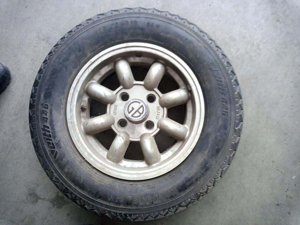 Minilite velg 13*5,5 Ford classic steek, Gebruikt, 13 inch, Banden en Velgen, Ophalen of Verzenden