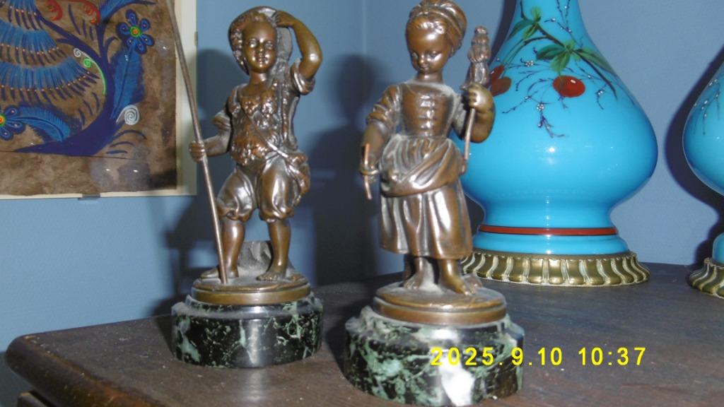 figurines en bronze, Enlèvement, Brons, Moins de 20 cm, Autres sujets