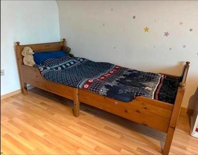 Ikea meegroeibed sundvik sultan kinderbed, Ophalen, Gebruikt, Lattenbodem