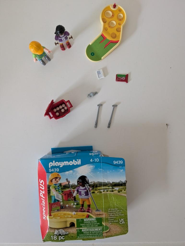 PLAYMOBIL Kinderen met minigolf - 9439, Kinderen en Baby's, Speelgoed | Playmobil, Zo goed als nieuw, Ophalen