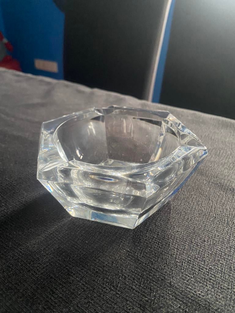 Cendrier Hexagonal Cristal Val Saint Lambert Signé, Enlèvement ou Envoi