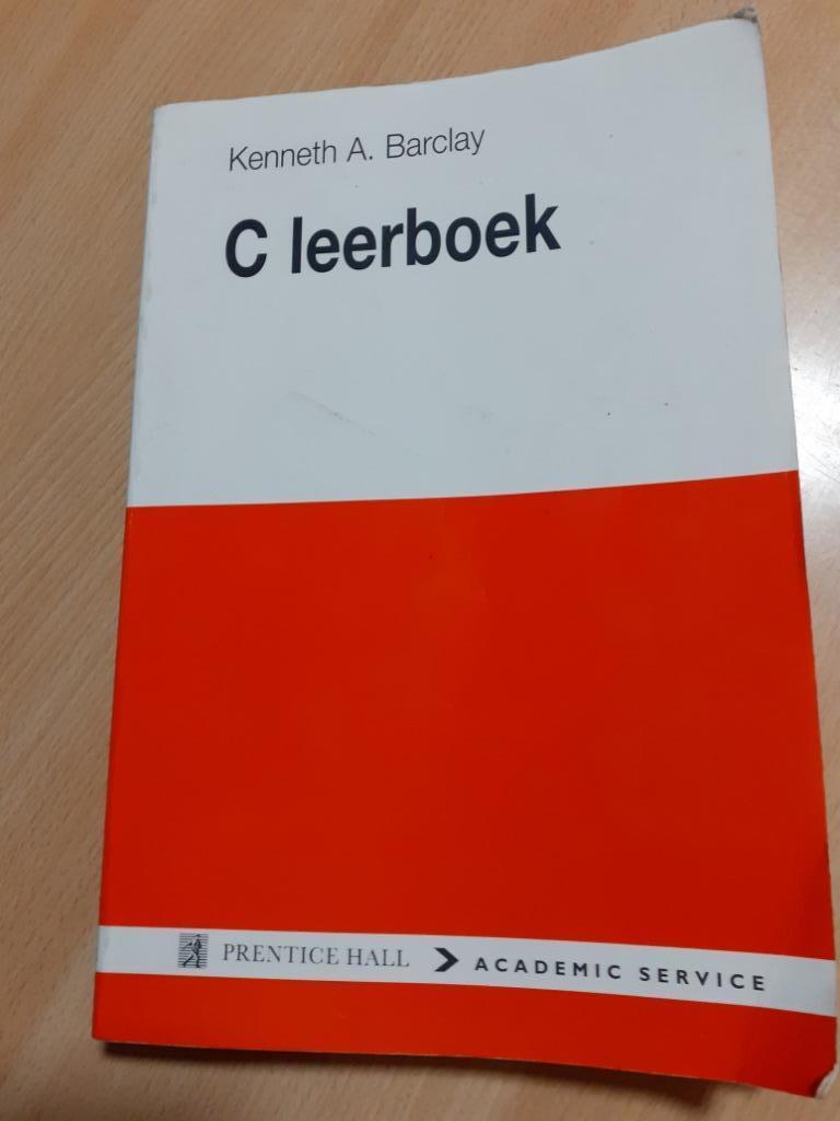 programmeren C leerboek Kenneth Barclay Taal Nederlands ANSI, Boeken, Ophalen of Verzenden