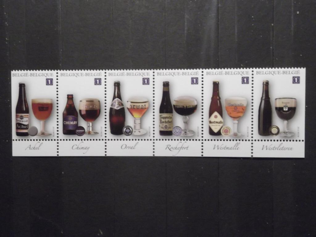 4195-4200 Trappisten - Trappistes se-tenant MNH, Ophalen of Verzenden, Postfris, Frankeerzegel