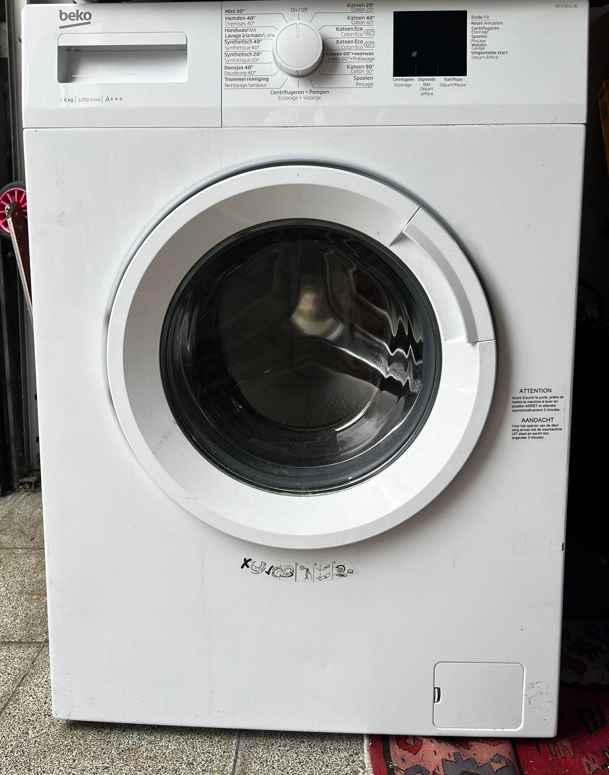 Wasmachin BEKO A+++, Ophalen, Zo goed als nieuw