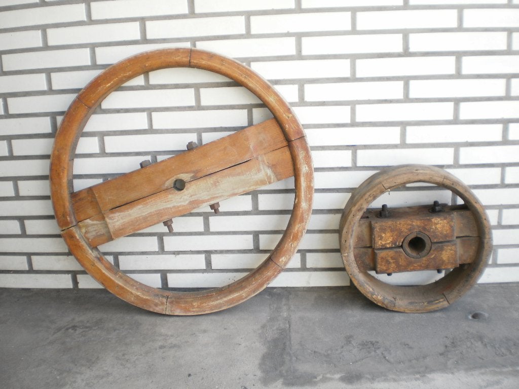 roue en bois, Antiquités & Art, Curiosités & Brocante, Enlèvement