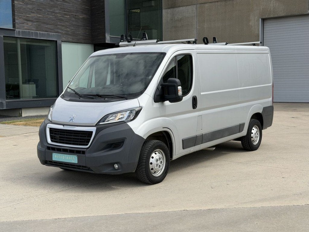 Peugeot Boxer 2017 L2H1 Camera Trekhaak Inbouwkasten Airco, Argent ou Gris, Achat, Entreprise, 3 places