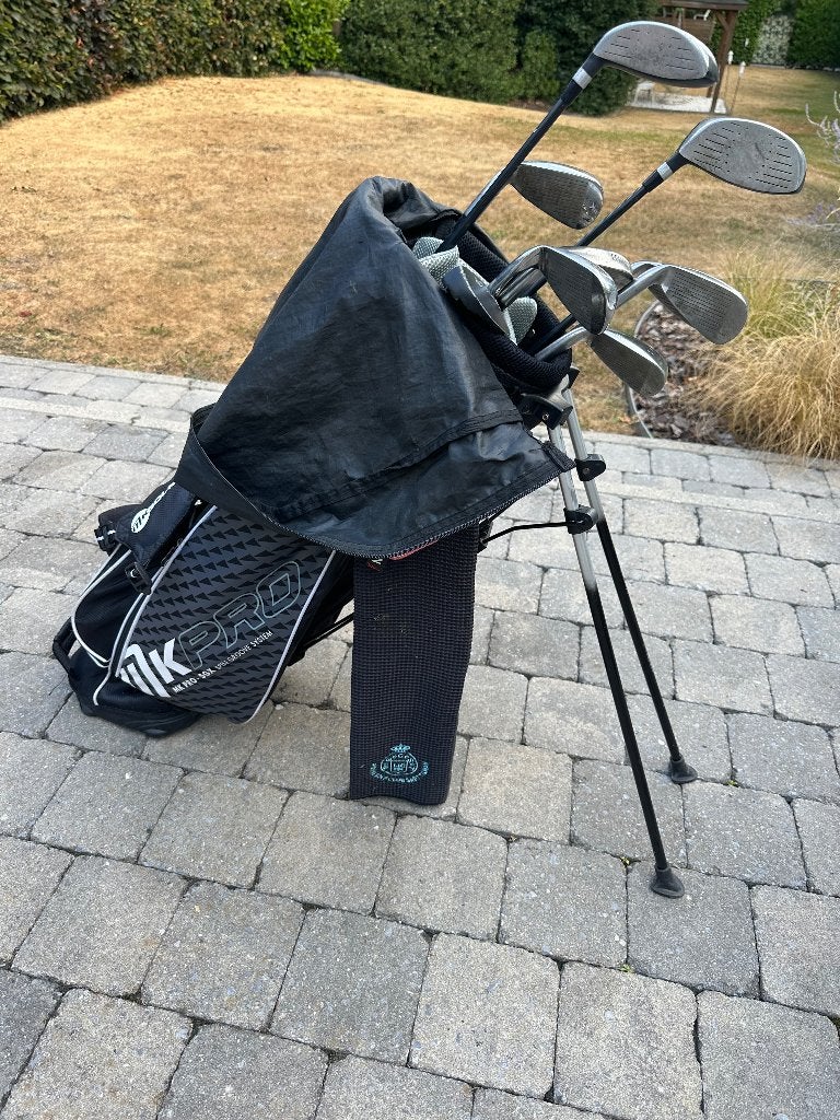 Sac de golf avec clubs et charriot, Enlèvement, Utilisé, Autres types, Autres marques