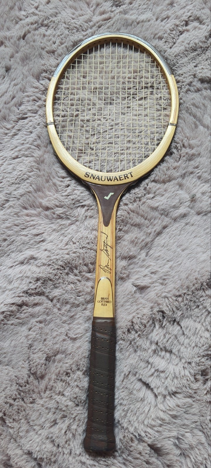 Snauwaert vintage Brian Gottfield flex tennisracket, Sport en Fitness, Ophalen