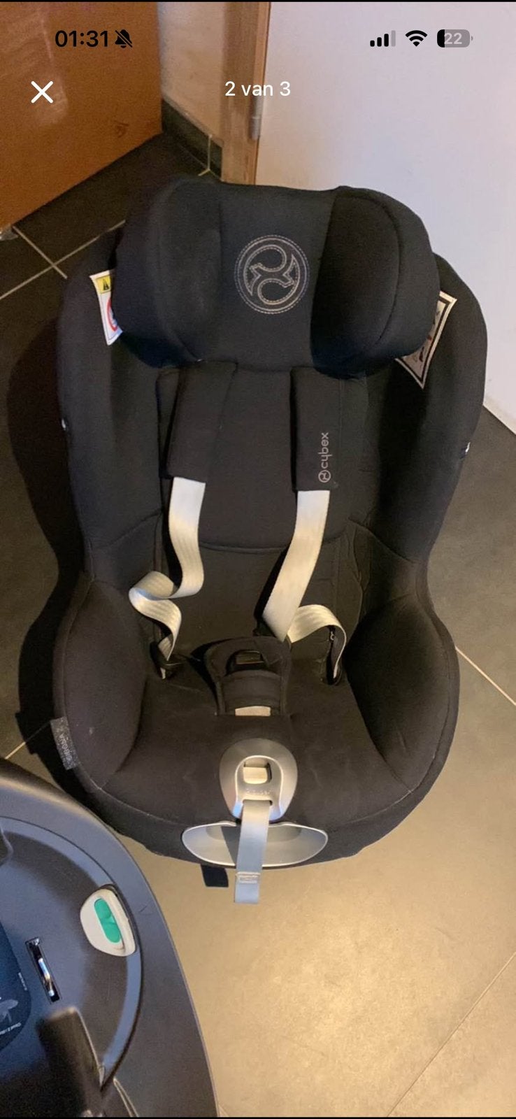 2x cybex basis voor draagbare autostoel + autostoel T i-size, Kinderen en Baby's, Autostoeltjes, Gebruikt, Overige methoden, Verstelbare rugleuning